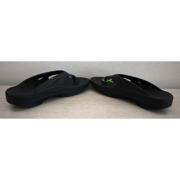 OOFOS 1000 Unisex Men's Sz 6 Women's Sz 8 Black OOriginal Flip Flop Sandals - Picture 10 of 14